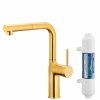 KFA DUERO PURE MOVE GOLD bateria kuchenna z filtracją wody oraz wyciąganą wylewką 662342231